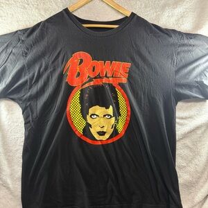 Black Bowie Graphic T-Shirt